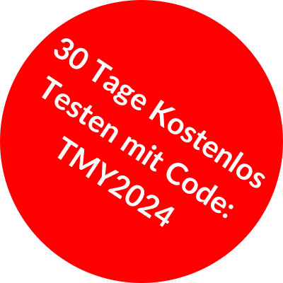 30 Tage Kostenlos Testen mit Code TMY2024